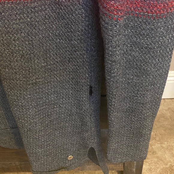 Krimson Klover Gray and Pink Cowl Neck Sweater Tunic - Picture 3 of 3